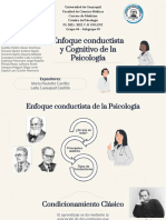 Enfoque Conductista y Cognitivo de La Psicología