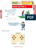 Dividir Entre 2 para Primer Grado de Primaria