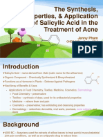 The Synthesis, Properties, & Application of Salicylic Acid in The Treatment of Acne