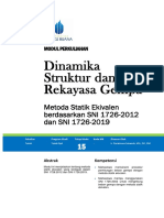v02 Modul 15 - SNI 2012 dan 2019 Metoda Statik Ekivalen