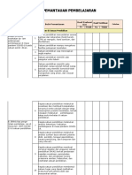 Instrumen Pemantauan Pembelajaran