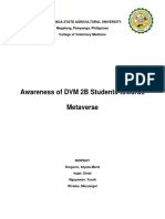 NORWAY-FINALREQ-Awareness of DVM 2B Students Towards Metaverse