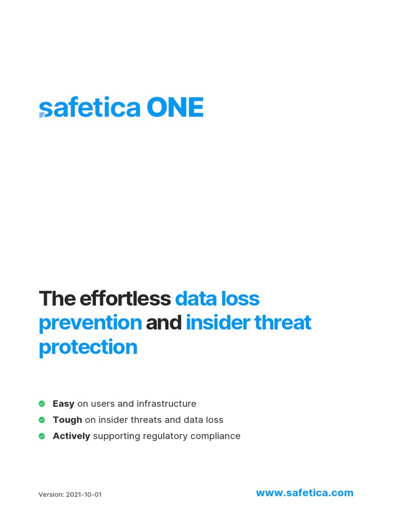 The Effortless And: Data Loss Prevention Insider Threat Protection ...