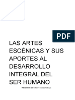 Artes Escénicas y Aportes