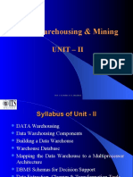 Data Warehousing & Mining: Unit - Ii