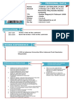 Daftar Riwayat Hidup Febria