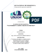 Maqueta Nanodrop y Espectrofotometro