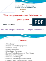 Seminar on Wave Energy Converters 34053-A
