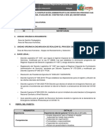 Proceso de Cas Sede N°003 2020 Secretaria