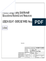 Product Design Using Solidworks® Educational Material and Resources Lesson Eight - Exercise Three - Required Drawing