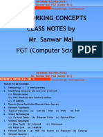 Networking Concepts Class Notes by Mr. Sanwar Mal: PGT (Computer Science)