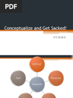 Conceptualize and Get Sacked!: - F.Y.M.M.S