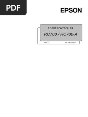 Epson Rc700 Rc700a Controller Manual (r27) | PDF | Electrical