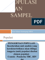 POPULASI DAN SAMPEL