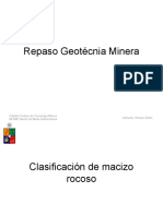 Clafisicación Geomicanica de Rocas Universidad de Chile