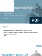 Evaluation of Human Capital Cultivation Policy Using Washington State P-20 Data System