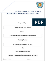 Francisco s. Galvez 0.1 Training Template Participants Dribbling