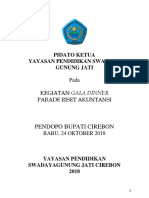 Sambutan PD Galadinner Parade Riset Akuntansi 24 Oktober 2018