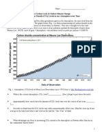 The Carbon Cycle & Global Climate Change) Levels in Our Atmosphere Over Time