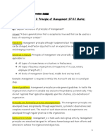 Chapter No. 1: Principle of Management (07/12 Marks) : Q1. Explain The Nature of Principles of Management?