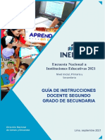 Guía Docente - 2do Secundaria