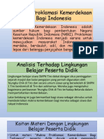 Analisis Materi Makna Proklamasi Kemerdekaan Bagi Indonesia