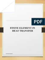 Finite Element in Heat Transfer: Scanned With Camscanner