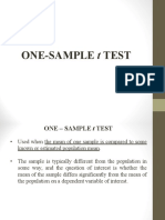 Independent Sample T Test