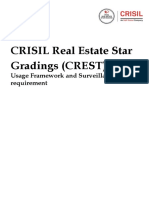 CRISIL Real Estate Star Gradings (CREST) : Usage Framework and Surveillance Requirement