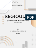 Regioglob: (Regionalization and Globalization)