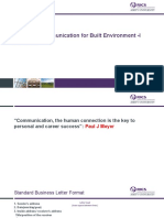 Business Communication For Built Environment - I