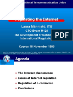 Regulating The Internet: Laura Männistö, ITU