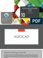 Pertemuan 10, Instalasi Software CAD