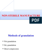 Non-Sterile Manufacture PPT M.M.P