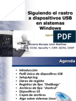 Siguiendo El Rastro A Dispositivos Usb en Sistemas Windows BugCON