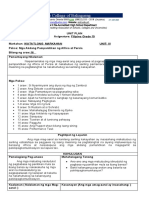 Filipino 10 3rd Grading Unit Plan MELC