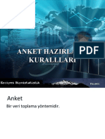 Anket Hazırlama Kuralları