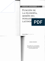 Hernandez Enrique-Funcion de La Filosofia, Mision Del Pensamiento Latinoamericano