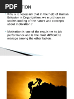 Hbo Chapter 6 Theories of Motivation