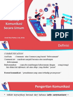 Komunikasi Secara Umum