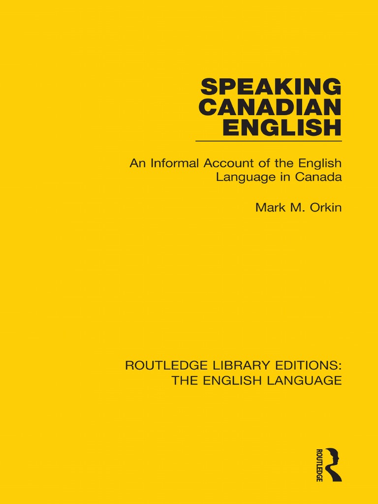 Speaking Canadian English Book (WWW - kardOOnline.com), PDF, English  Language