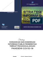 Buku Strategi Komunikasi Dan Diseminasi Informasi Publik Pemerintah Terkait Penanggulangan Pandemi COVID-19