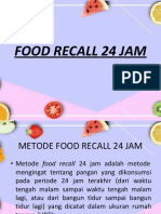 Food Recall 24 Jam