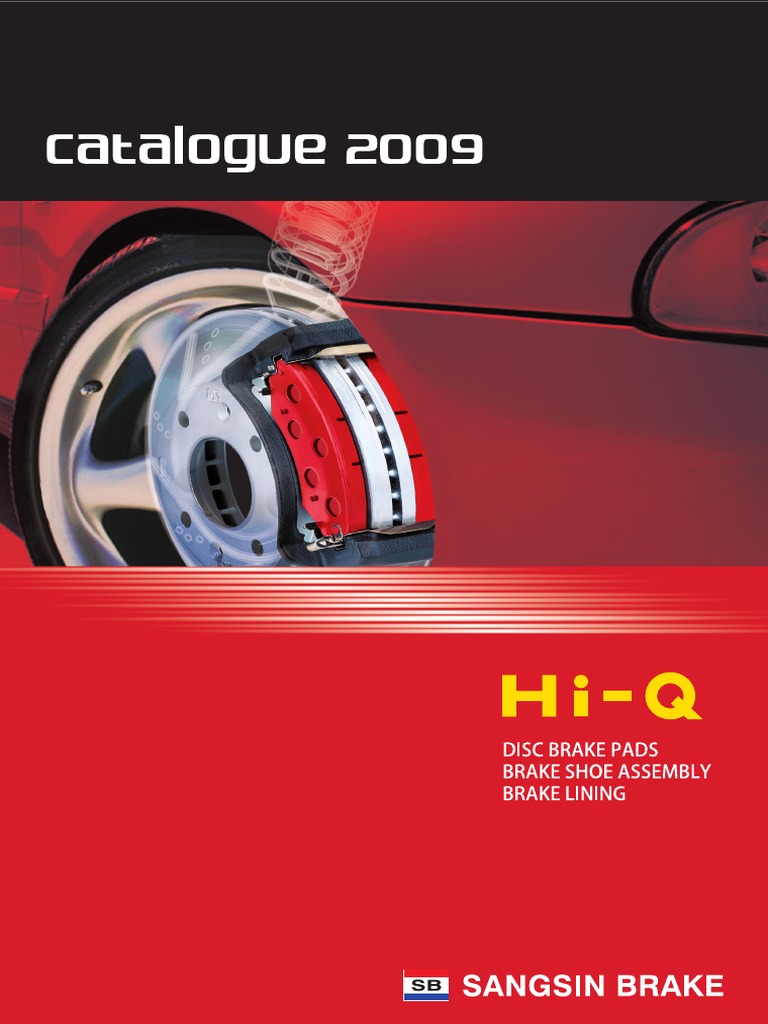 Catalogue de pièces de frein 2009 | PDF | Chevrolet Silverado