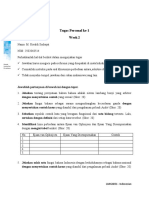 Tugas Personal Ke-1 Week 2: LANG6031 - Indonesian