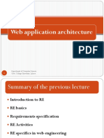 Lect 3 (Web Application Architecture)