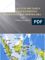 Ketentuan UUD NRI Tahun 1945 Dalam Kehidupan Berbangsa