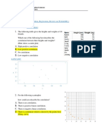 Statistical Analysis and Applications SCC234 - Sheet 3 - Model Answer