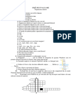 Test - Clasa A V-A - Organizarea Datelor