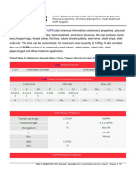 CCTTC - SUP9 Datasheet, Chemical Composition: Item Standard Number Descriptions
